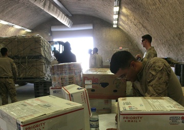 In peace time and in war there will always be mail call