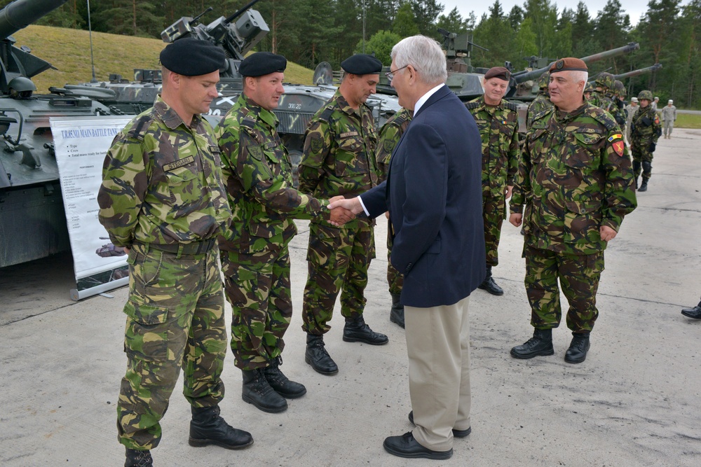 US Army Gen. Carter Ham (ret.), Combined Resolve II, Grafenwoehr, Germany