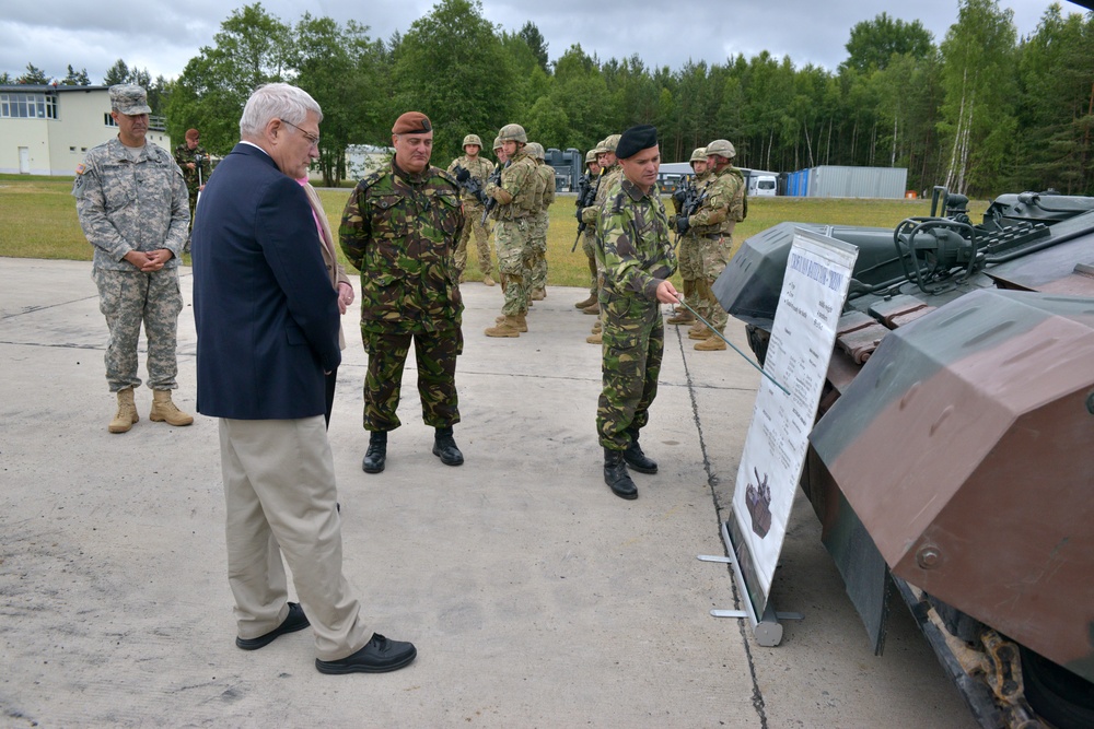 US Army Gen. Carter Ham (ret.), Combined Resolve II, Grafenwoehr, Germany