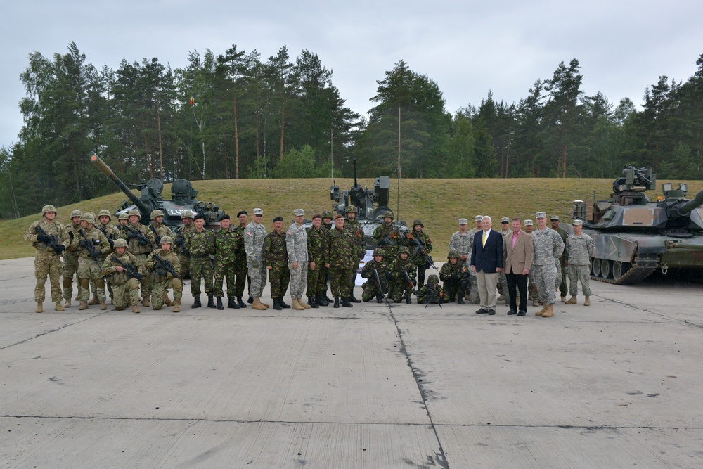 US Army Gen. Carter Ham (ret.), Combined Resolve II, Grafenwoehr, Germany