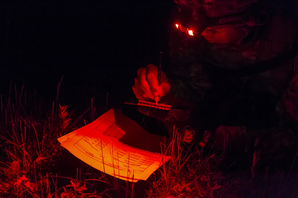 US Army Reserve Best Warrior - Night Land Nav