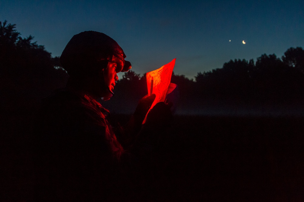 US Army Reserve Best Warrior - Night Land Nav