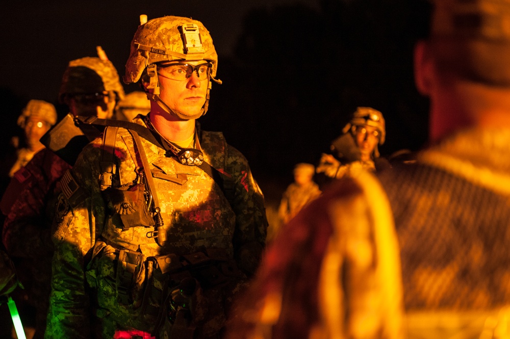 2014 US Army Reserve Best Warrior - Night Land Navigation