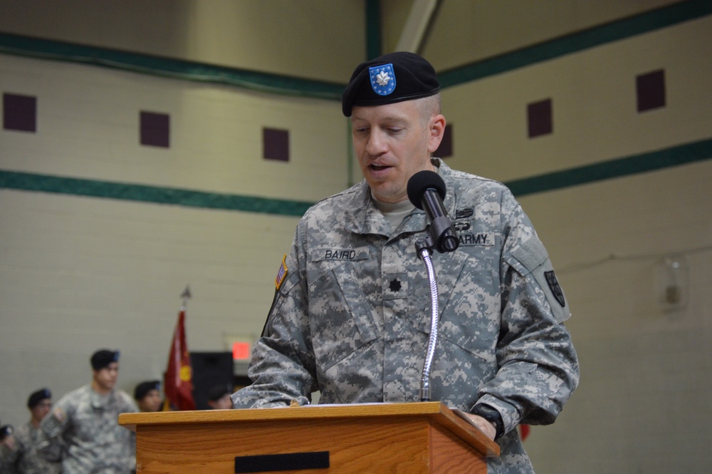 53rd Transportation Battalion change of command and responsibility