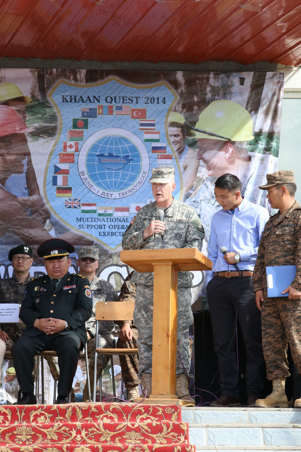 Cooperative Health Engagement opens to community during Khaan Quest 2014