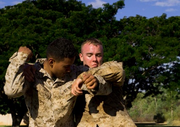 Marines host MCMAP course during Exercise Southern Frontier 2014