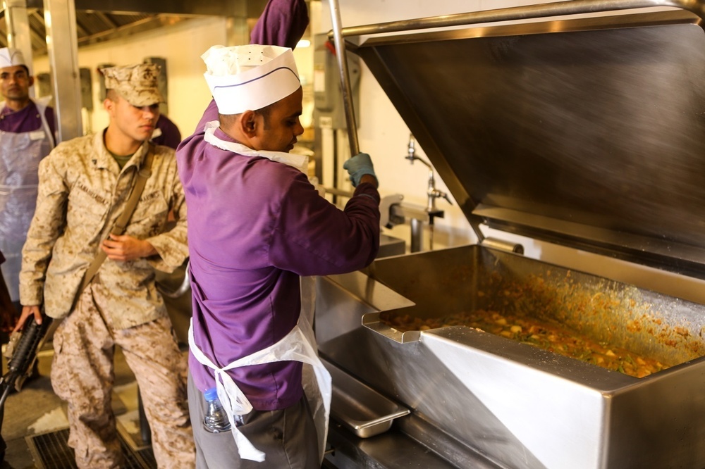 Feeding Camp Leatherneck