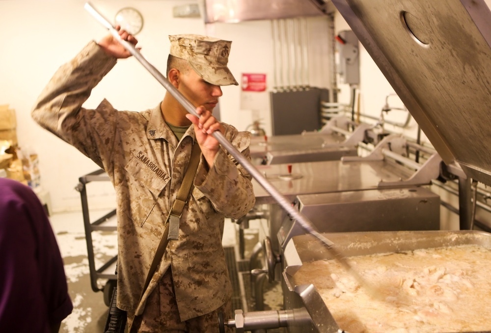 Feeding Camp Leatherneck