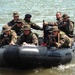 Marines and sailors of BSRF conduct an amphibious exercise with Romanian 307th Naval Infantry Battalion