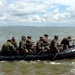 Marines and sailors of BSRF conduct an amphibious exercise with Romanian 307th Naval Infantry Battalion