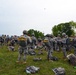 173rd Airborne Brigade Jump training on Juliet Drop Zone , Pordenone, Italy.