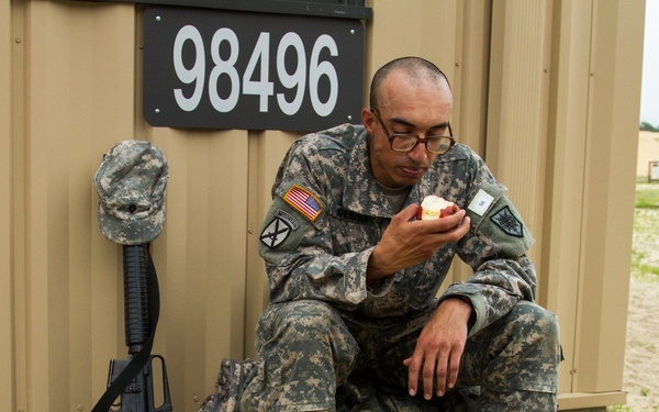 2014 Army Reserve Best Warrior Competition: 8-mile ruck march