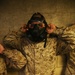 Marine recruits get gassed inside chamber during chemical defense training on Parris Island