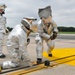 114th Civil Engineer Squadron firefighting exercise