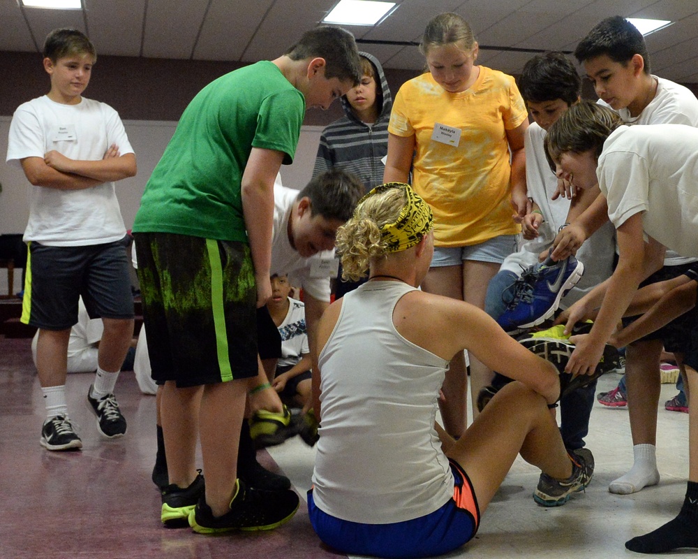 Texas National Guard kids make connections at Young Heroes Camp