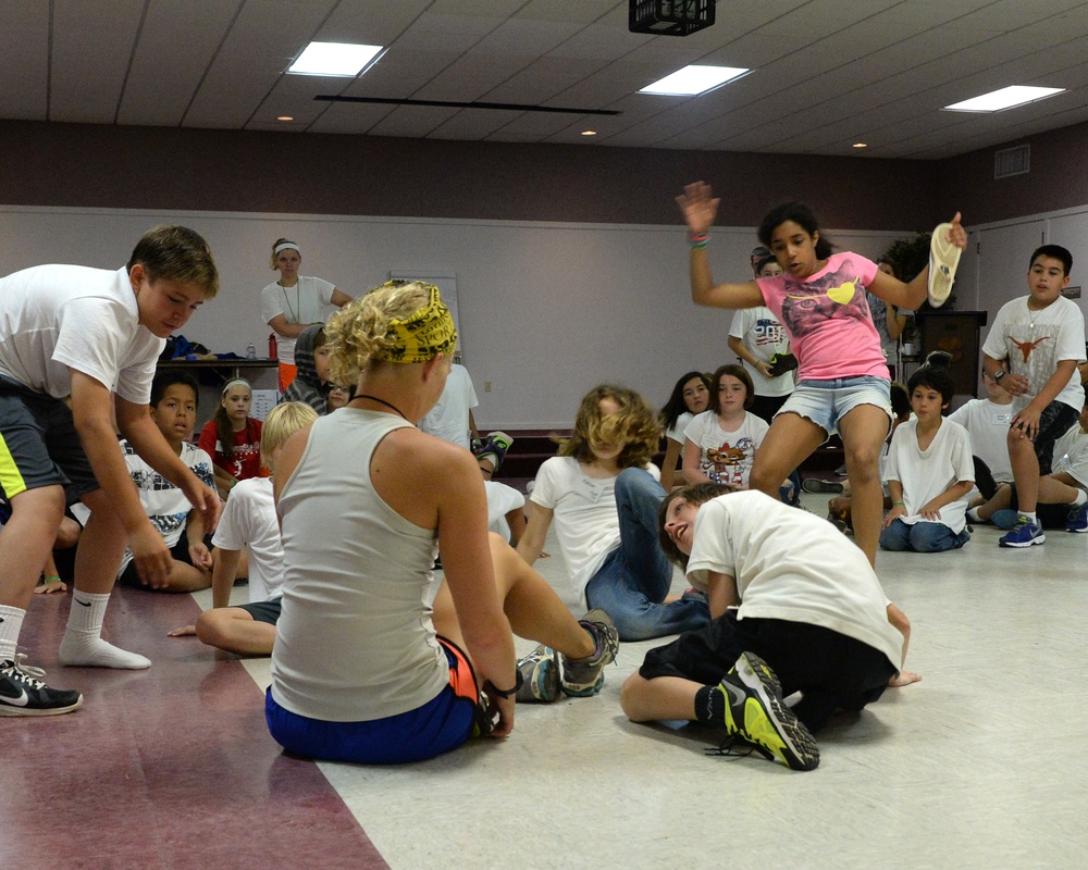 Texas National Guard kids make connections at Young Heroes Camp