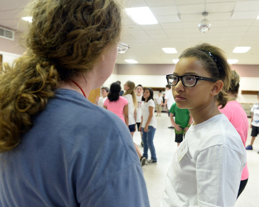 Texas National Guard kids make connections at Young Heroes Camp