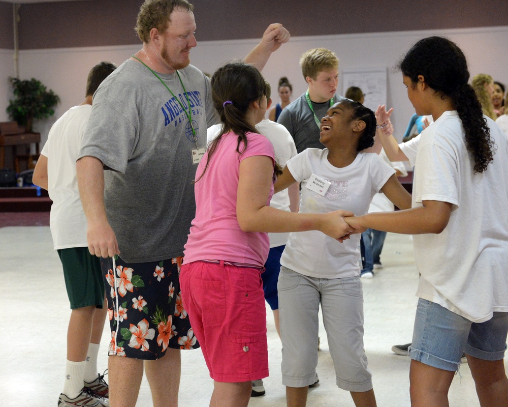 Texas National Guard kids make connections at Young Heroes Camp