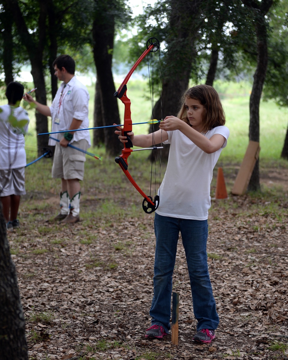 Texas National Guard kids make connections at Young Heroes Camp