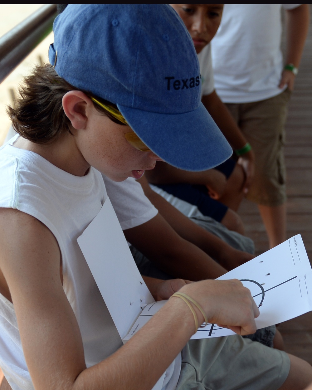 Texas National Guard kids make connections at Young Heroes Camp