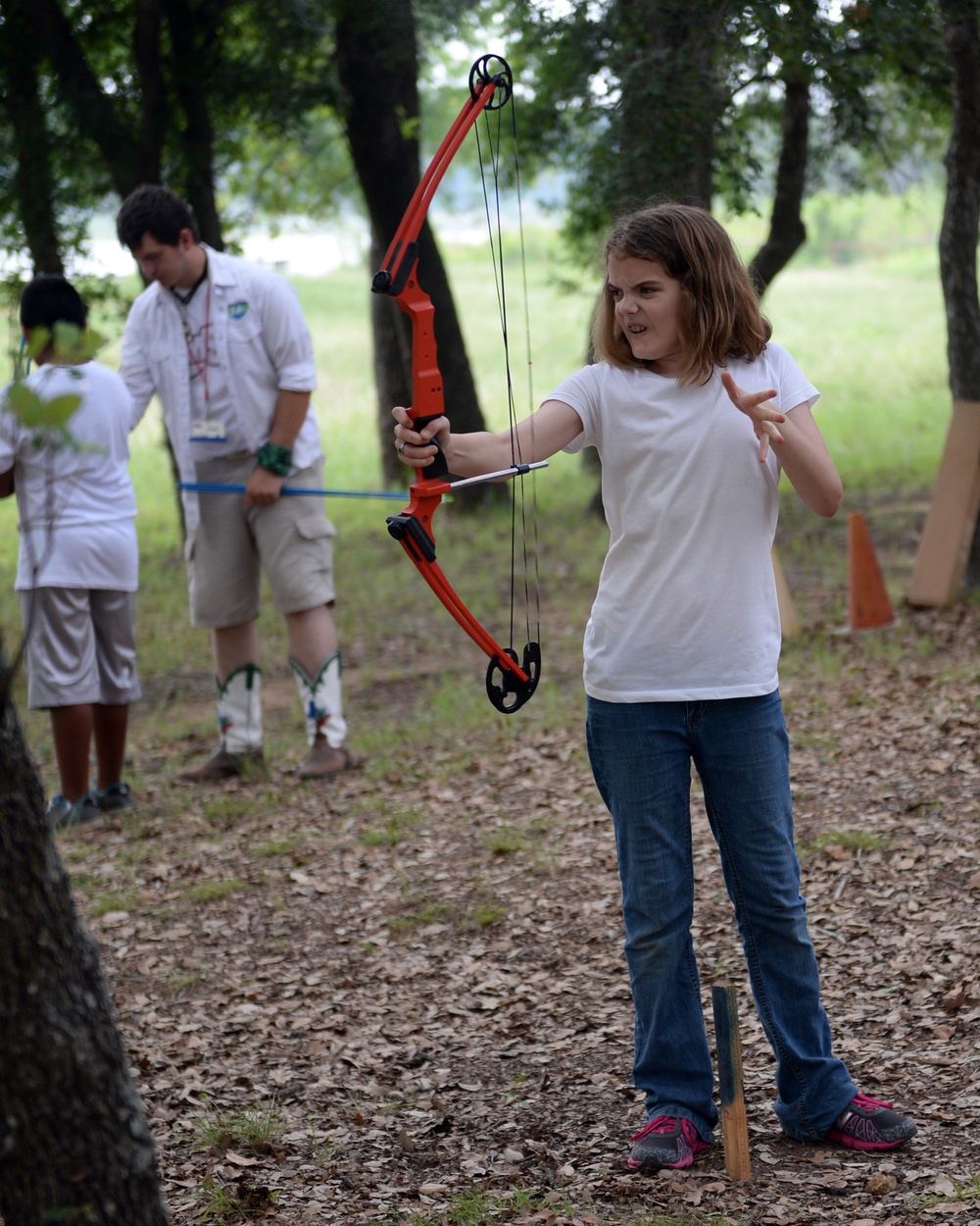 Texas National Guard kids make connections at Young Heroes Camp