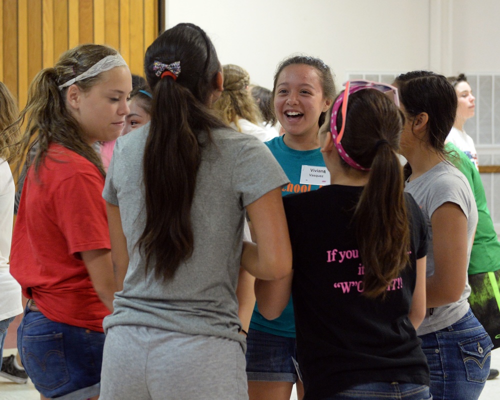 Texas National Guard kids make connections at Young Heroes Camp