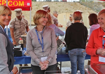 Act of Appreciation: CLB-1 Marines enjoy breakfast prepared by church volunteers