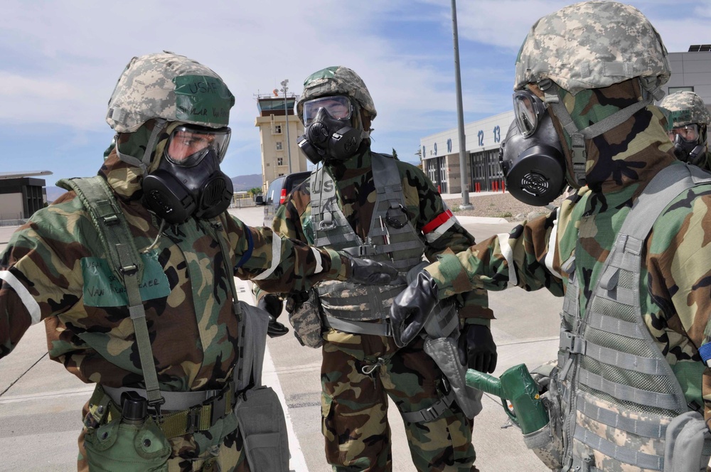 High Rollers MOPP up for military exercise