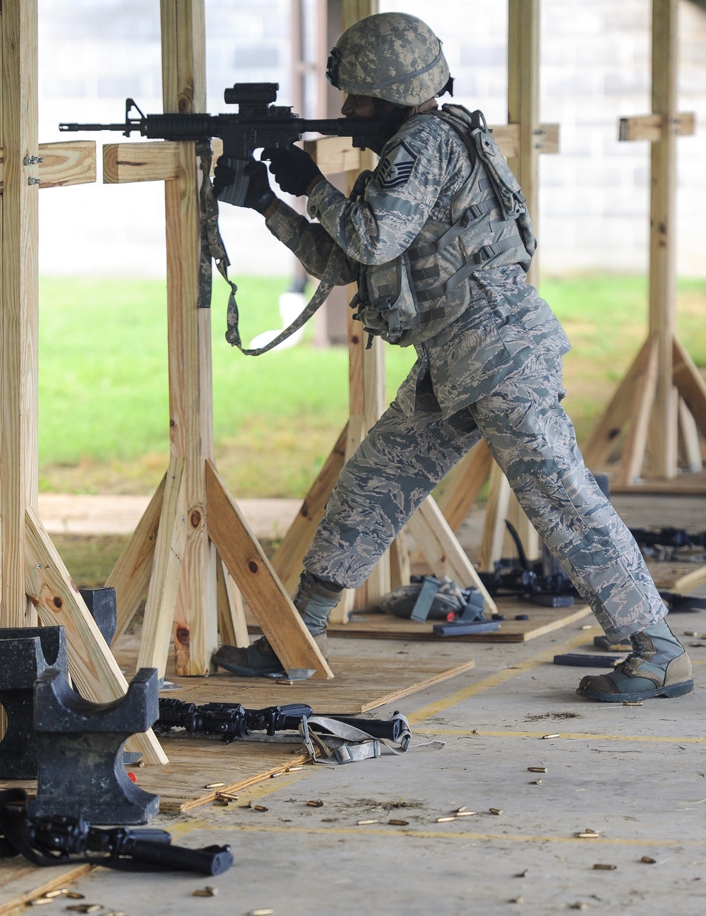 116th Security Forces Squadron trains at Catoosa Training Site