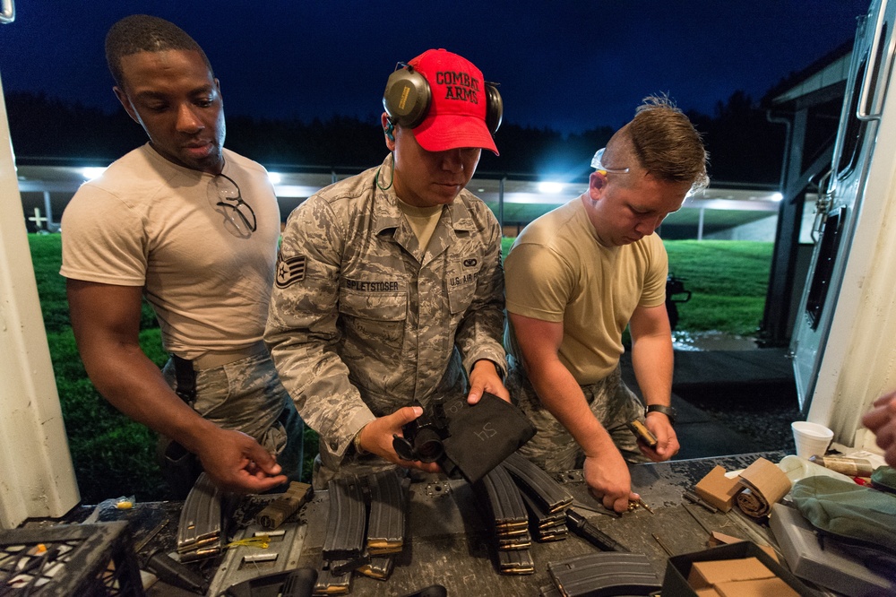 116th Security Forces Squadron trains at Catoosa Training Site