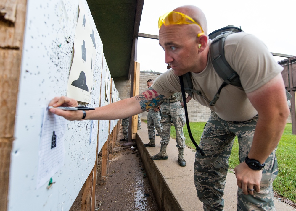 116th Security Forces Squadron trains at Catoosa Training Site