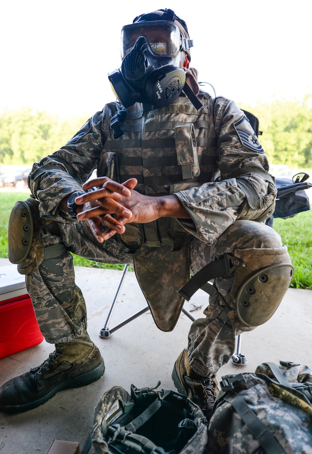 116th Security Forces Squadron trains at Catoosa Training Site