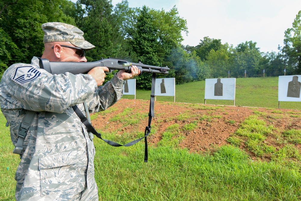 116th Security Forces Squadron trains at Catoosa Training Site