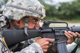 2014 Army Reserve Best Warrior Competition - M16 zeroing range