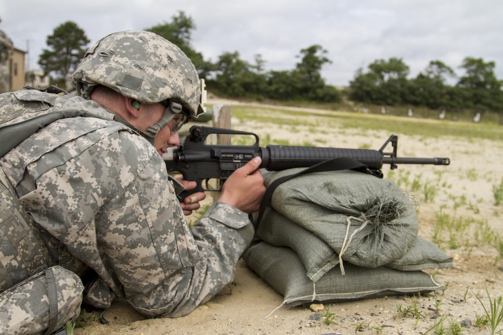 2014 Army Reserve Best Warrior Competition - M16 zeroing range