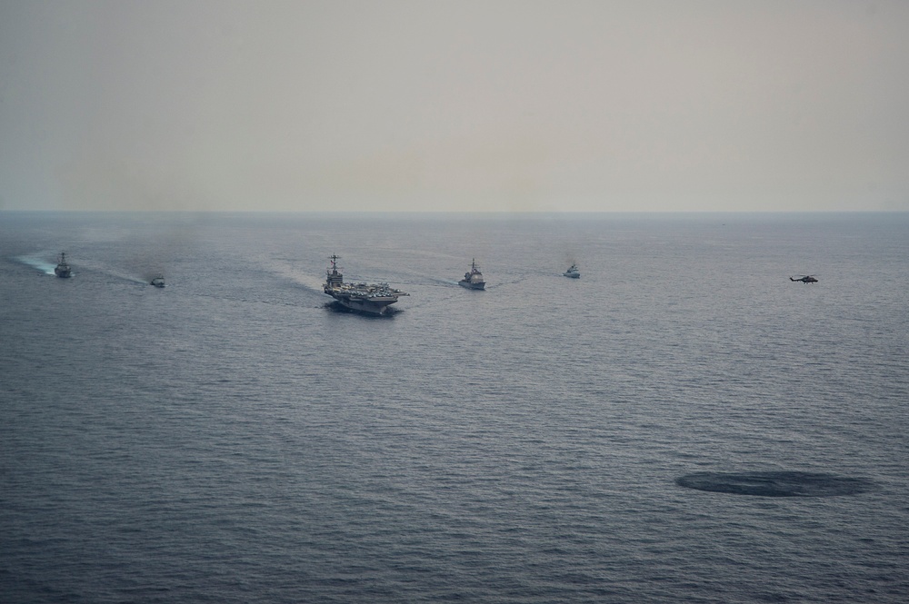 USS George Washington transits South China Sea