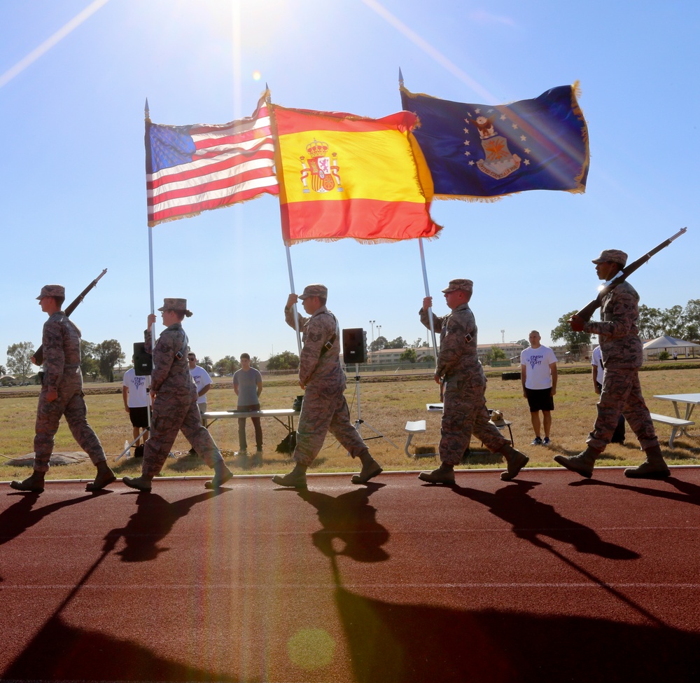 Service members in Spain 'Finish the Fight' against cancer