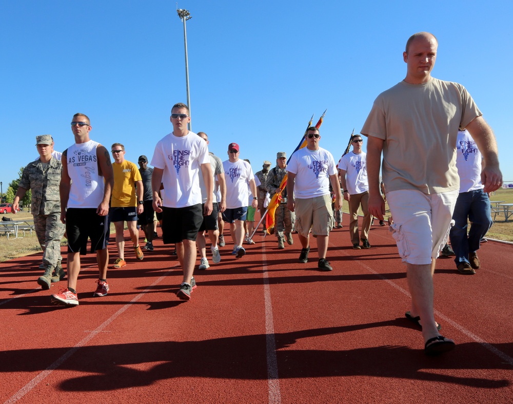 Service members in Spain 'Finish the Fight' against cancer