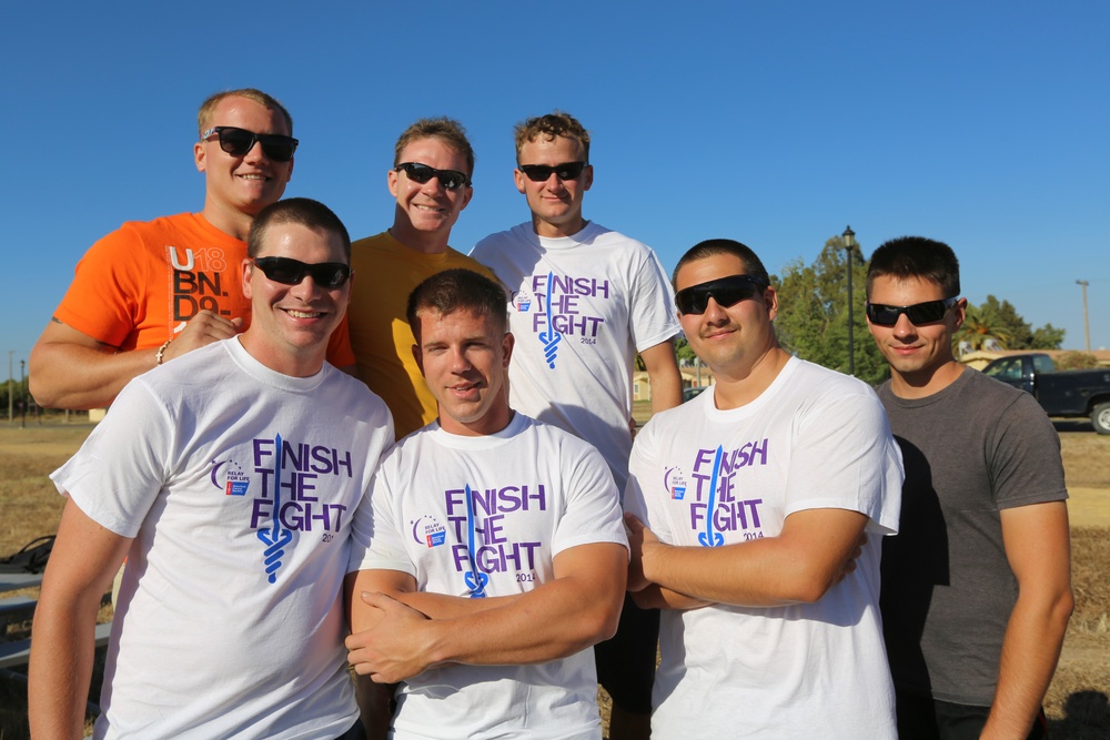 Service members in Spain 'Finish the Fight' against cancer