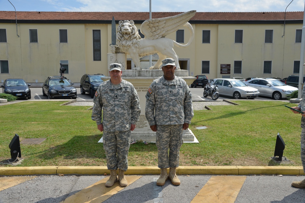 Award ceremony for Sgt. Maj. Wesley C. Long