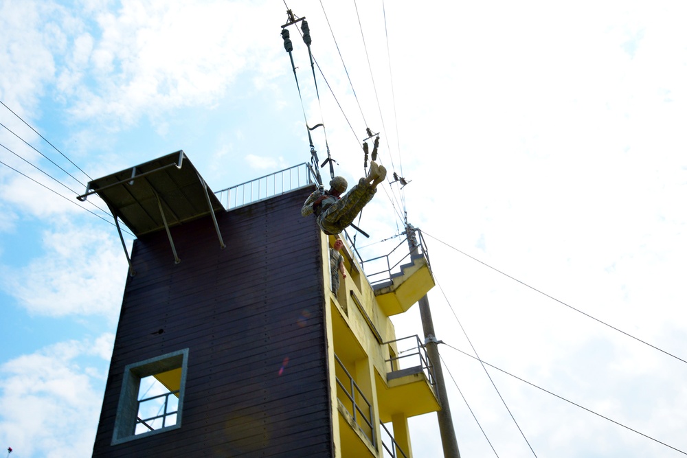 Basic airborne refresh training with 173rd Airborne Brigade and 35th Regiment Parachute Artillery