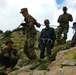 Mongolian Armed Forces members learn hasty rappelling techniques from US Marine instructors