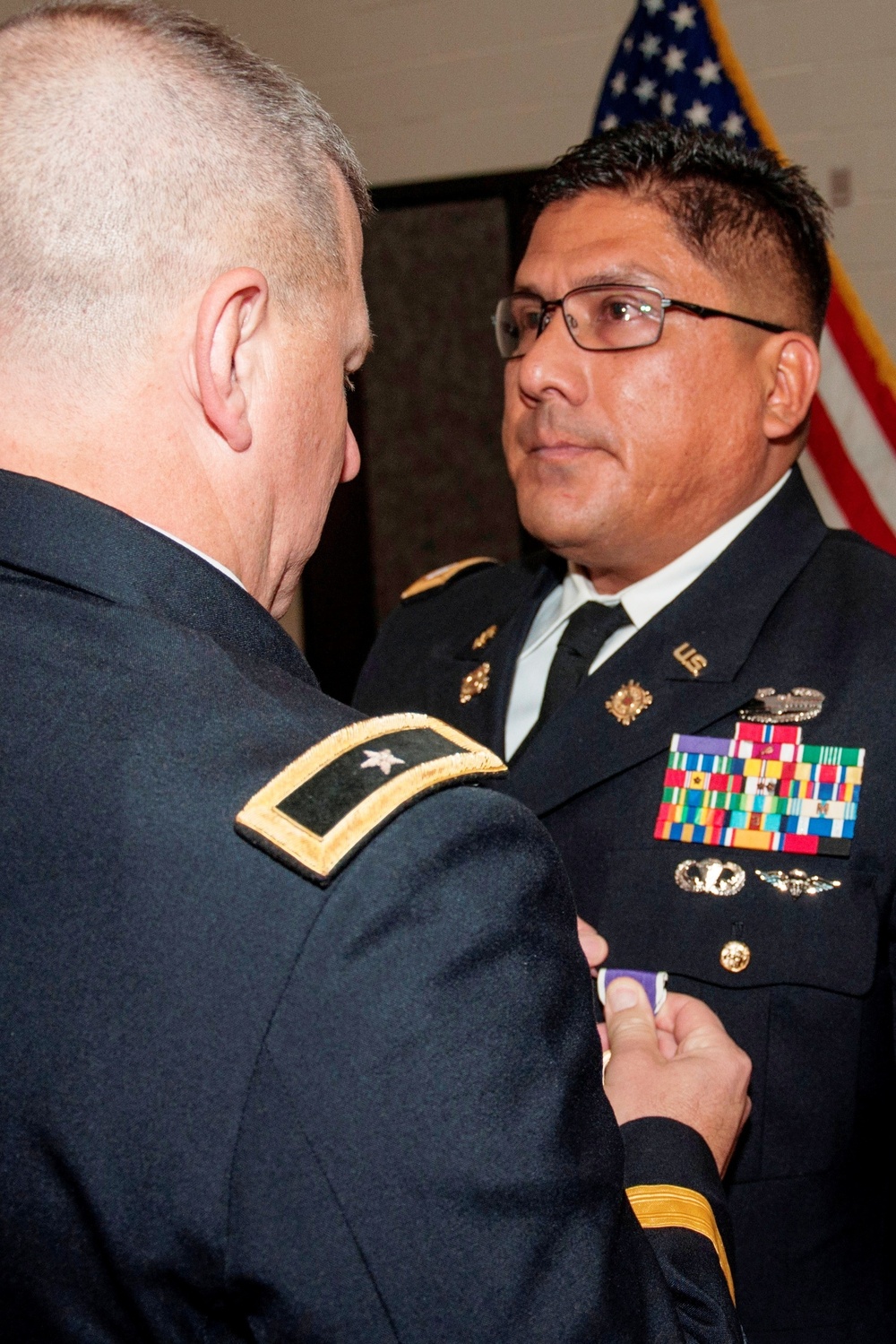 Soldier awarded 3 Purple Hearts