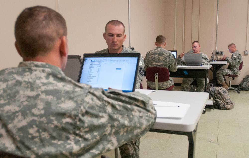 2014 US Army Reserve Best Warrior Competition – Essay and Exam