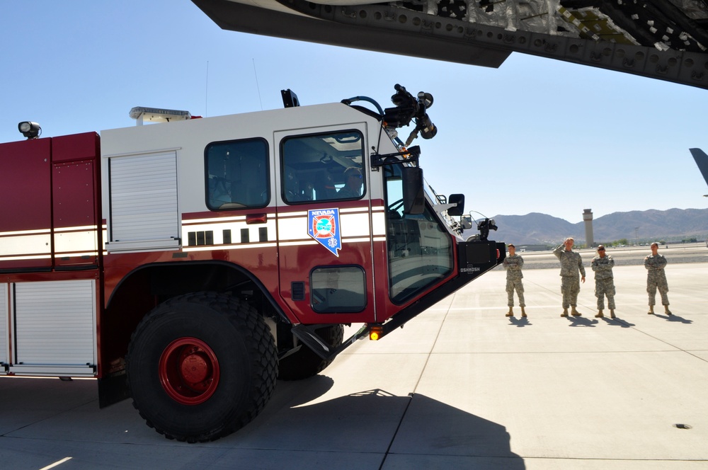 152nd Airlift Wing Civil Engineer Squadron deploys P-19R Striker vehicle