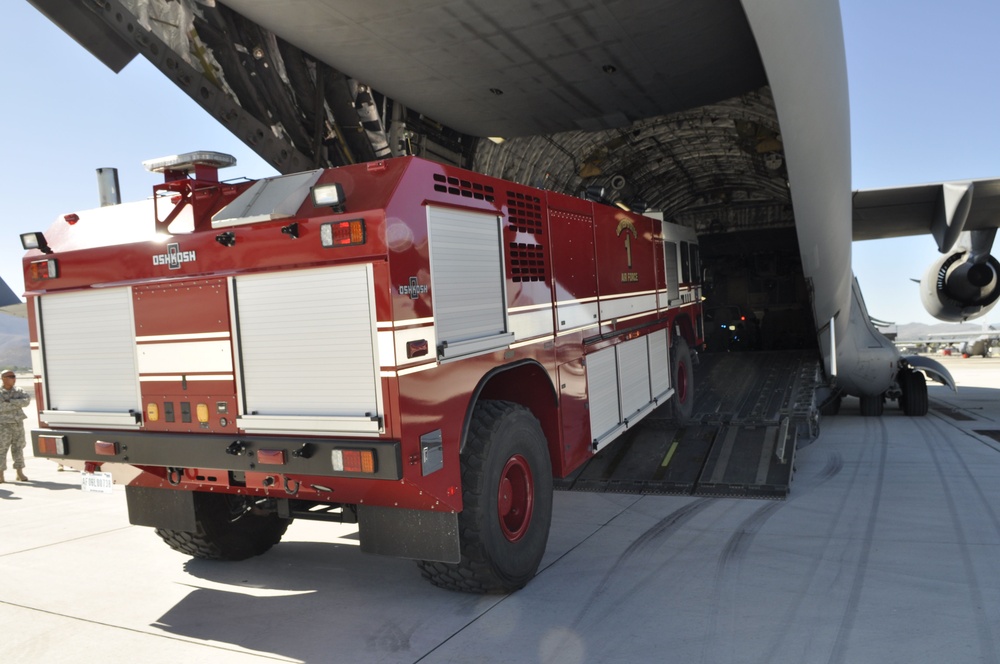 152nd Airlift Wing Civil Engineer Squadron deploys P-19R Striker vehicle