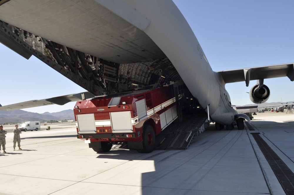 152nd Airlift Wing Civil Engineer Squadron deploys P-19R Striker vehicle