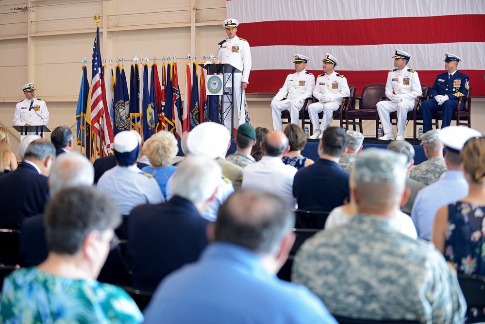 Coast Guard Air Station Savannah holds change of command ceremony