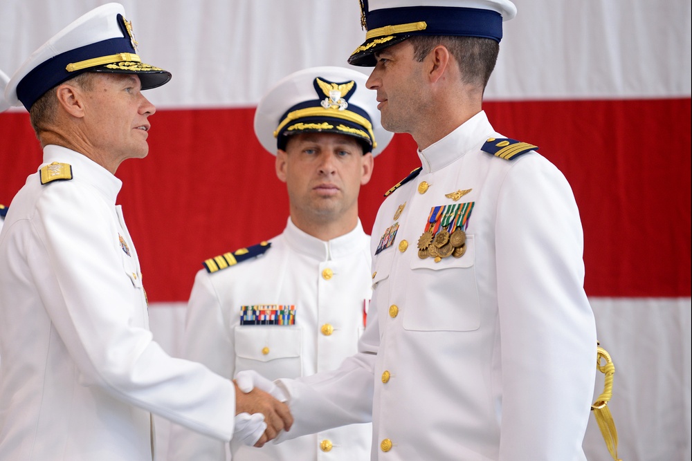 Coast Guard Air Station Savannah holds change of command ceremony