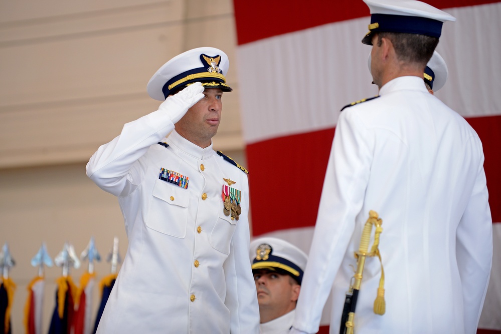 Coast Guard Air Station Savannah holds change of command ceremony